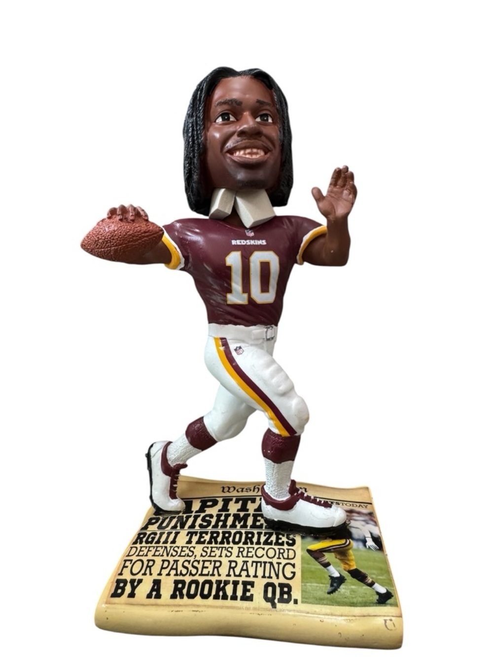 Robert Griffin III limited edition bobblehead “legends of the field” red skins